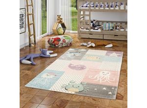 4251765639172 - - Kinder Teppich Maui Kids Pastell Unterwasserwelt - 160x230 cm