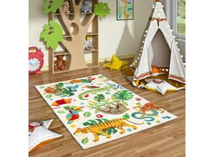 4251765639264 - - Kinder Teppich Maui Kids Bunt Urwald - 140x200 cm