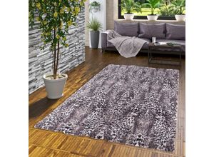 4251765650931 - Luxus Super Soft Fellteppich Pearl Leopard Schwarz Weiss - 160x230 cm