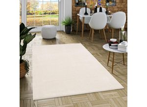 4251765652973 - - Luxus Soft-Velours Teppich Verona Creme - 80x150 cm