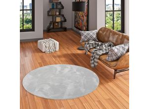 4251765664396 - Luxus Super Soft Fellteppich Pearl Grau Rund - 200 cm Rund 4251765664396 - Luxus Super Soft Fellteppich Pearl Grau Rund - 200 cm Rund