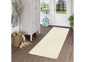 4251765679727 - - Hochflor Velours Läufer Teppich Luna Creme - 80x160 cm