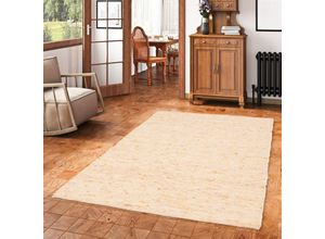 4251765680556 - - Natur Teppich Wolle Nelson Terrakotta Meliert - 60x90 cm