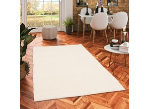 4251765681362 - - Natur Teppich Wolle Yukon Wollweiss Uni - 60x90 cm