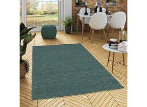 4251765681843 - - Natur Teppich Wolle Yukon Petrol - 60x90 cm