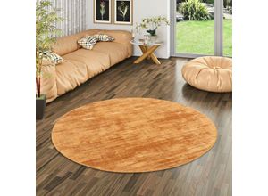 4251765684981 - - Luxus Designer Teppich Roma Terrakotta Rund - 120 cm Rund