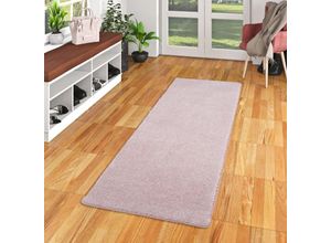 4251765687845 - - Hochflor Shaggy Läufer Teppich Palace Pastell Rosa - 100x200 cm