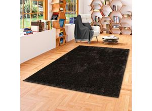 4251765688842 - - Hochflor Shaggy Teppich Luxus Lounge Anthrazit - 200x290 cm