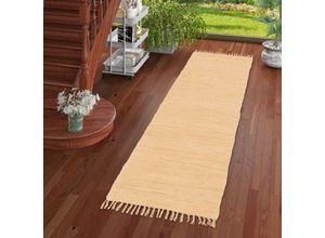 4251765691316 - - Baumwolle Natur Teppich Läufer Jolly Cotton Sand - 70x250 cm