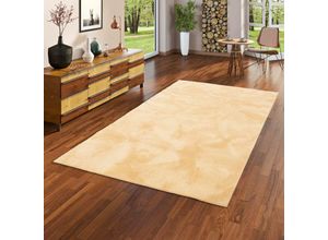 4251765694454 - - Luxus Super Soft Fellteppich Pearl Curry - 80x150 cm