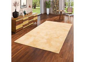 4251765694614 - - Luxus Super Soft Fellteppich Pearl Curry - 200x290 cm