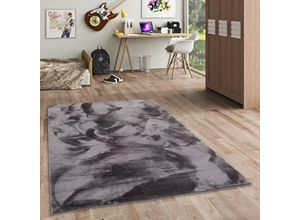 4251765697684 - - Kinder und Jugend Super Soft Fellteppich Pearl Kids Anthrazit - 140x200 cm