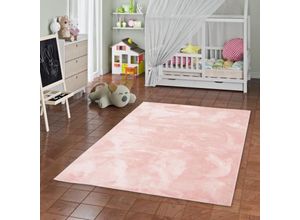 4251765697820 - - Kinder und Jugend Super Soft Fellteppich Pearl Kids Rosa - 120x170 cm