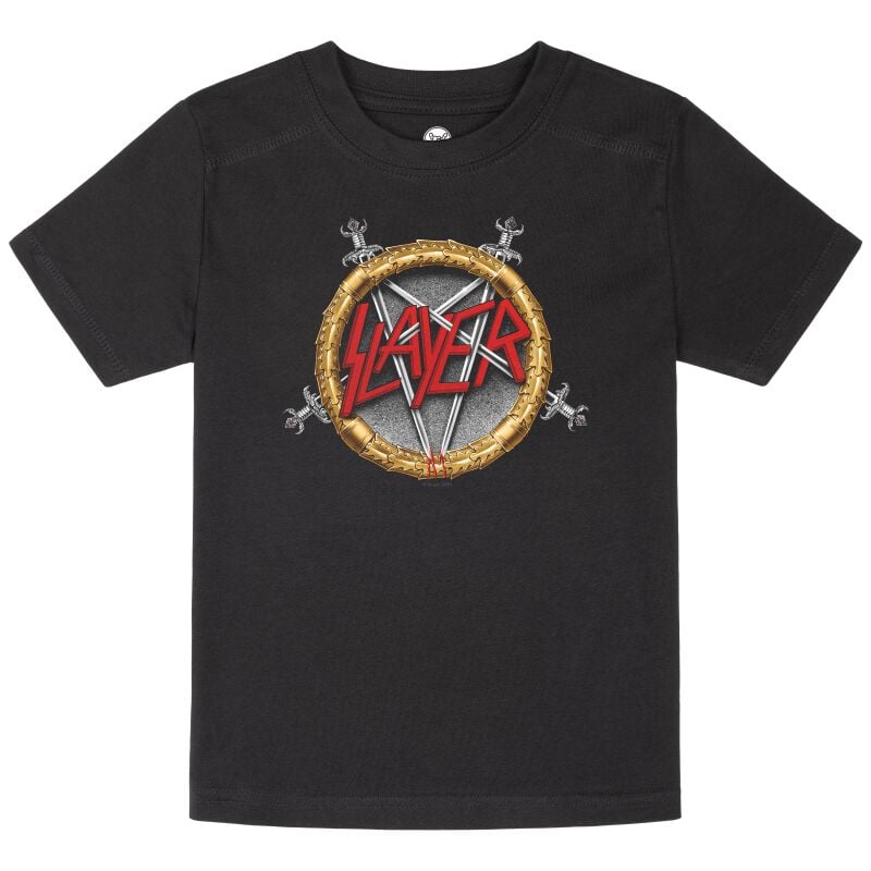 4251769355214 - Metal-Kids - Pentagram T-Shirt schwarz in 104