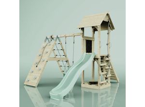 4251771252358 - Spielturm Trondheim aus Holz in Grün - Grün - Polarplay 4251771252358 - Spielturm Trondheim aus Holz in Grün - Grün - Polarplay