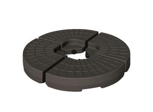 4251774906593 - Sonnenschirmständer 4-teilig befüllbar kaffee 100 x 100 x 105 cm (LxBxH) Sonnenschirmständer Schirmständer Schirmfuß 4251774906593 - Sonnenschirmständer 4-teilig befüllbar kaffee 100 x 100 x 105 cm (LxBxH) Sonnenschirmständer Schirmständer Schirmfuß