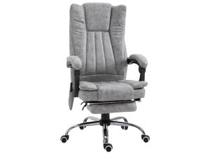 4251774906920 - Bürostuhl mit Massage und Heizfunktion grau 62 x 67 x 113-120 cm (LxBxH) Chefsessel Massagesessel Bürosessel PC-Stuhl 4251774906920 - Bürostuhl mit Massage und Heizfunktion grau 62 x 67 x 113-120 cm (LxBxH) Chefsessel Massagesessel Bürosessel PC-Stuhl