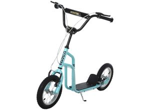 4251774913393 - Kinderroller mit höhenverstellbaren Lenker 120 x 58 x 75-80 cm (BxTxH) Tretroller Cityroller Kinder Roller Scooter