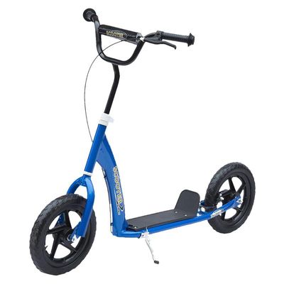 4251774914666 - Kinderroller Anti-Rutsch Trittfläche Metallfahrradständer zum Parken 120 x 52 x 80-88 cm (LxBxH) Tretroller Cityroller Kinderroller Stadtroller