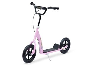 4251774914710 - Kinderroller Anti-Rutsch Trittfläche Metallfahrradständer zum Parken 120 x 52 x 80-88 cm (LxBxH) Tretroller Cityroller Kinderroller Stadtroller