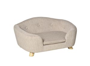 4251774928618 - Haustiersofa Hundematte Hundebett Hundesofa Hundecouch Katzen Sofa mit Kissen Rückentasche Pl