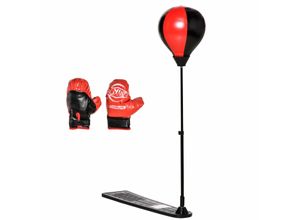 4251774929011 - Aufblasbarer Punchingball mit Kinder-Boxhandschuhen bunt 675L x 19B x 875-1295H cm Punchingball Aufblasbarer Punchingball boxen für Kinder Baxball