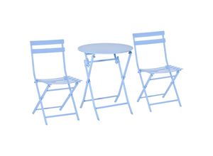 4251774929271 - Gartenmöbel-Set im kompaktem Design Ø60L x 71H cm Gartenmöbel-Set Gartenset Garnitur Bistrotisch Sitzgruppe 4251774929271 - Gartenmöbel-Set im kompaktem Design Ø60L x 71H cm Gartenmöbel-Set Gartenset Garnitur Bistrotisch Sitzgruppe