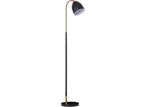 4251774930826 - Homcom - Bogenlampe 43 cm x 28 cm x 160 cm - Schwarz+Gold