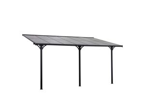 4251774940047 - Pergola Pavillon 4 x 3 m Gartenpavillon Überdachung Zelt 225-270 cm höhenverstellbar Sonnenschutz Te