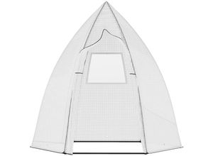 4251774947824 - Mini Gewächshaus Überwinterungszelt für Pflanzen mit Rolltür Garten Balkon Winterschutz Wei 4251774947824 - Mini Gewächshaus Überwinterungszelt für Pflanzen mit Rolltür Garten Balkon Winterschutz Wei