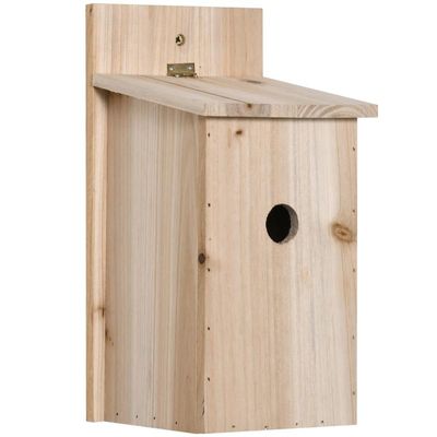 4251774948067 - 2er Set Nistkasten für Kolibri Wildvögel Vogelnistkasten aus Holz Vogelhaus Vogelfutterhaus Natur 15