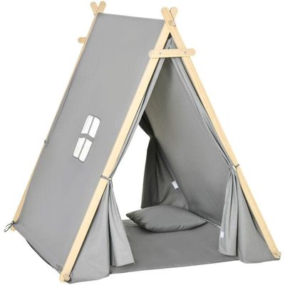 4251774952972 - Tipi Kinderzelt 130 cm x 111cm x 136 cm - grau