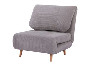 4251774964180 - Schlafsofa mit Sitzkissen grau 82L x 89B x 83H cm sessel sofa für arbeits- und schlafzimmer schlafsofa schlafsessel 4251774964180 - Schlafsofa mit Sitzkissen grau 82L x 89B x 83H cm sessel sofa für arbeits- und schlafzimmer schlafsofa schlafsessel