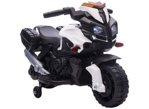 4251774989831 - Kindermotorrad Kinderelektroauto Akku Schwarz + Weiß - Weiß+Schwarz