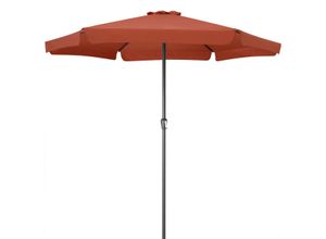 4251776803487 - Kingsleeve® Sonnenschirm Terrakotta Ø330cm mit Kurbel