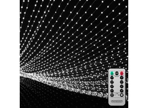 4251776921310 - monzana® Netzlichterkette 100 LED 120x120cm kaltweiß