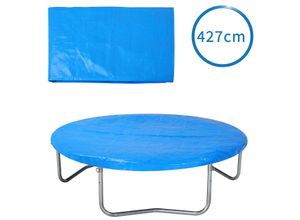 4251776923642 - monzana® Abdeckung Trampolin Blau Ø426cm