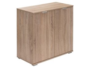 4251776924595 - Casaria® Sideboard »Alba« Eiche mit 2 Türen - Typ DB111