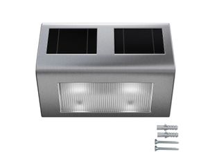 4251776925509 - monzana® LED Solar Wandleuchte Edelstahl IP65