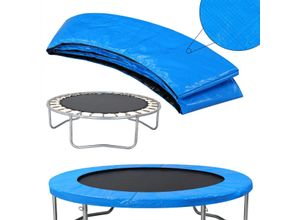 4251776932323 - monzana® Federabdeckung Trampolin Blau Ø183cm