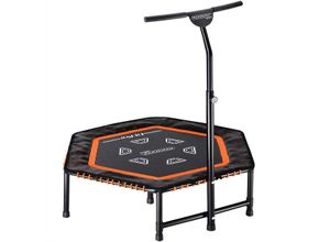 4251776932477 - monzana® Fitness Trampolin MZFT120 Schwarz Ø120x35cm