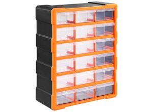 4251776932781 - monzana® Kleinteileorganizer 475x38x16cm 18 Fächer