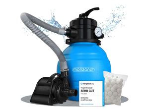 4251776933634 - monzana® Sandfilteranlage Pool 4500l h inkl Filterbälle