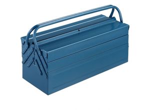 4251776933801 - monzana® Stahl Werkzeugkoffer Blau 53x20x20cm