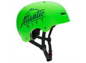 4251777201688 - Spielwerk® Atlantic Rift Kinder- Skaterhelm Neongrün S M verstellbar