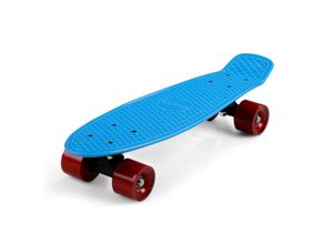 4251777202777 - Spielwerk® Retro Skateboard Blau-Rot auch mt LED verfügbar