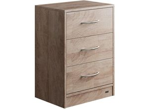 4251779111503 - Nachttisch Eloise 3 Schubladen Kabelführung Wandbefestigung Boxspringbett Schlafzimmer Nachtschrank Nachtkonsole Nachtkommode Holz 54x39x28cm 4251779111503 - Nachttisch Eloise 3 Schubladen Kabelführung Wandbefestigung Boxspringbett Schlafzimmer Nachtschrank Nachtkonsole Nachtkommode Holz 54x39x28cm