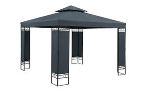 4251779131600 - Casaria® Pavillon Lorca Anthrazit 3x3m