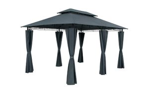 4251779131631 - Casaria® Pavillon Topas Anthrazit 3x4m UV-Schutz 50+