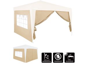 4251779132164 - Seitenwände Faltpavillon 2er-Set Beige 3x2m